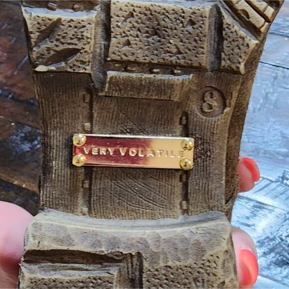 Very Volatile suede‎ leather Oxford flats Women's size 8 - Picture 8 of 9